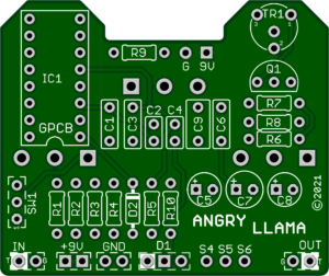 Angry Llama v2 by GuitarPCB