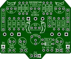 Sriracha Fuzz by GuitarPCB