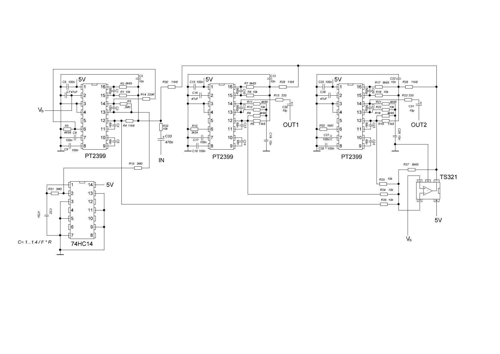 Belton 2h digital reverberation module project by implex Stomp Box